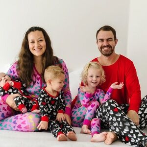 Little Sleepies Valentines Day Hearts Womens Pajama Pants